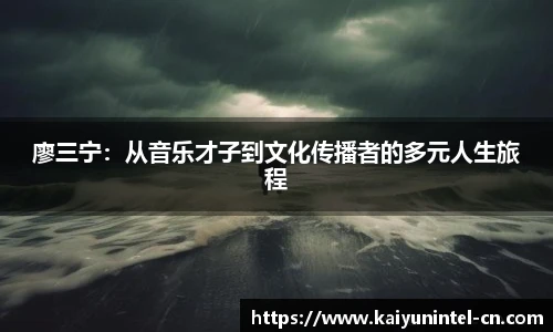 廖三宁：从音乐才子到文化传播者的多元人生旅程